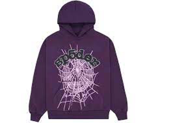 Sp5der Web Hoodie Purple